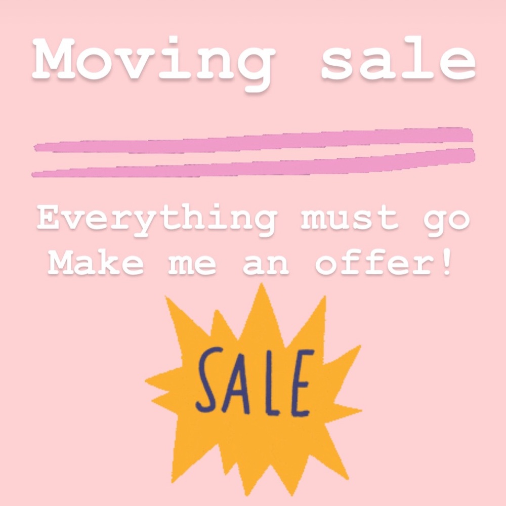 MOVING SALE